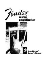 Fender Tone-Master - Owners Manual 